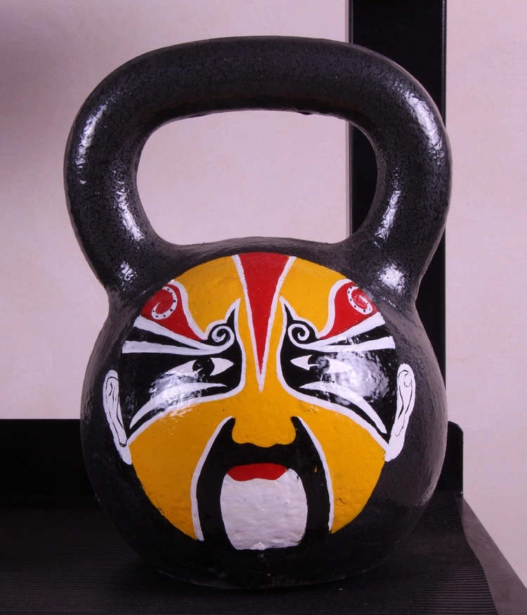 Venta de energía caliente Fabricación Entrenamiento Gimnasio de Levantamiento de hierro fundido de culturismo Maquillaje cubrir Kettlebell