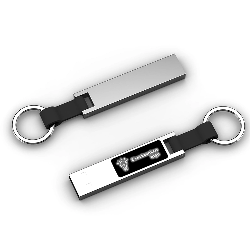 Metal USB Flash Drive USB Disk Pen Memory Flash Drives with Key Chain
