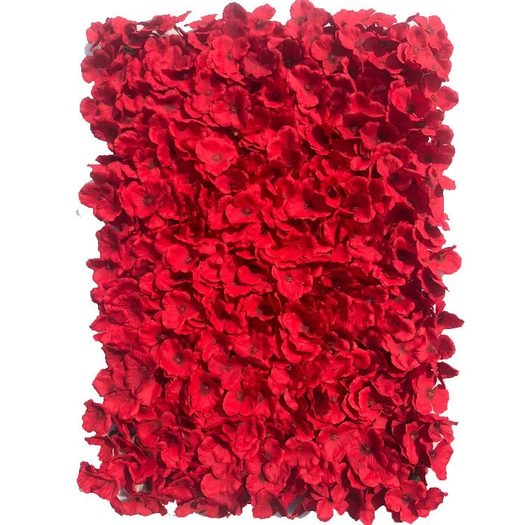 Wedding Party Floral Wall Decoration Screen Artificial Silk Flowers Wall Backdrop Panel