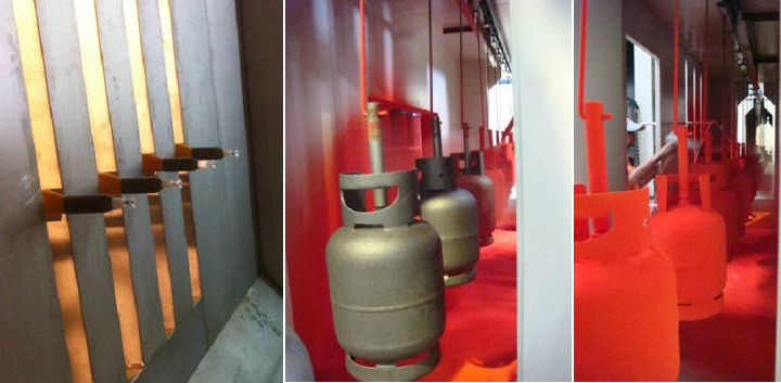 Powder Coating Equipment for Fire Extinguisher Cylinder