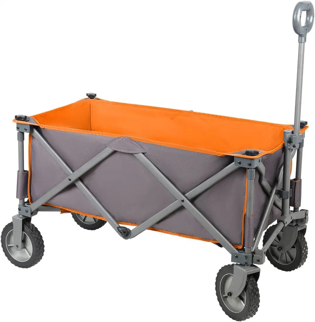 Heavy Duty All Terrain Wagon Hand Cart for Outdoor, Camping, Beach, Garden, Grocery