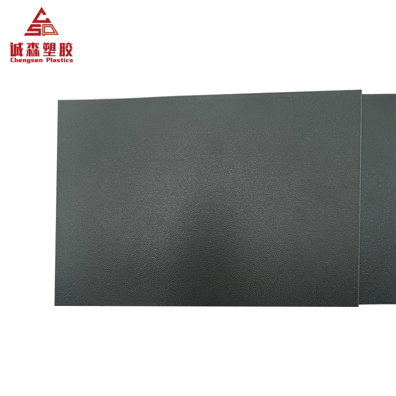 1mm 2mm 3mm Textured Black ABS Material Plastic Sheet for Vacuum Forming