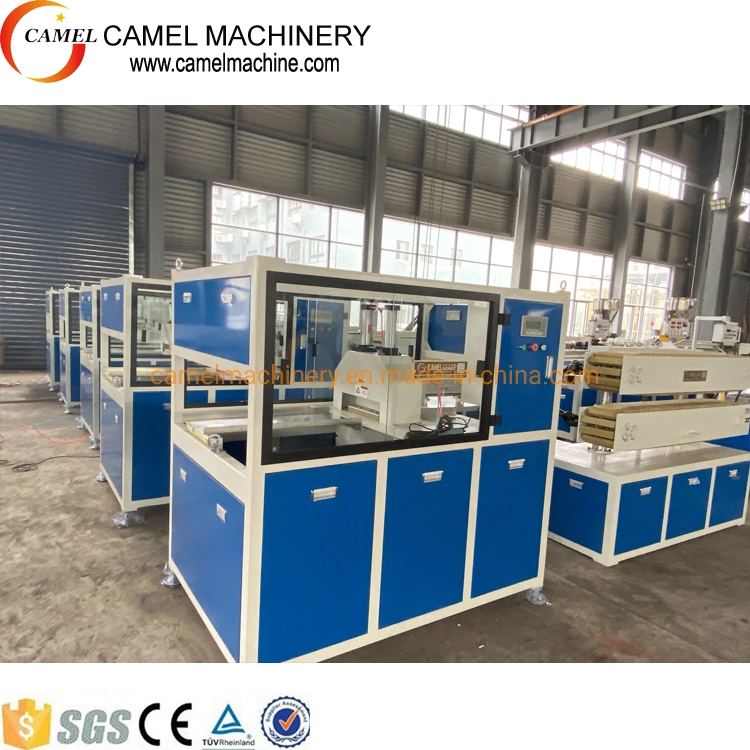 Factory Sell PVC Wood Plastic Composite Flooring Outdoor WPC Decking Board Making Machine PE Wood Plastic Extrusion Line