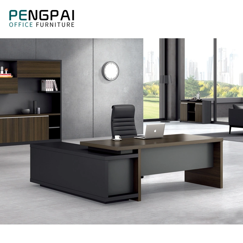 Pengpai Bureau Office Furniture Executive Computer Table L Shape Office Desk