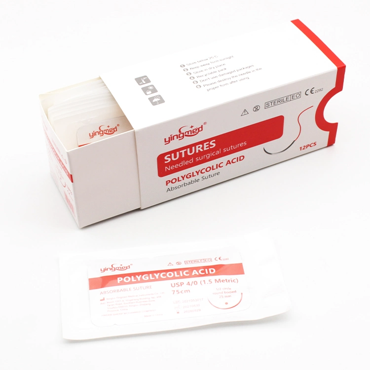 Disposable Medical Sterilised Surgical Suture with Needle