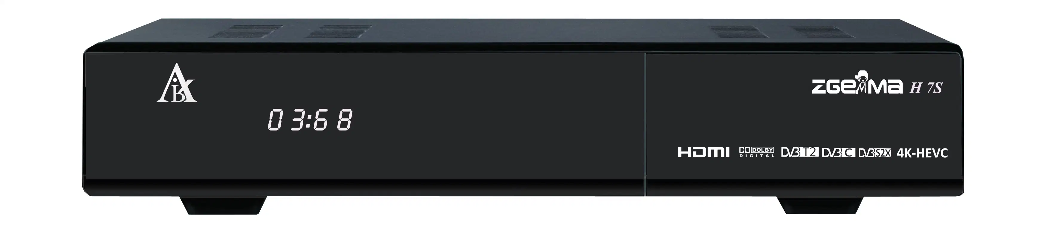 DVB-S2/S2X + tuner DVB-T2/C tuner intégré Zgemma H7S TV Box 4K- 2167p