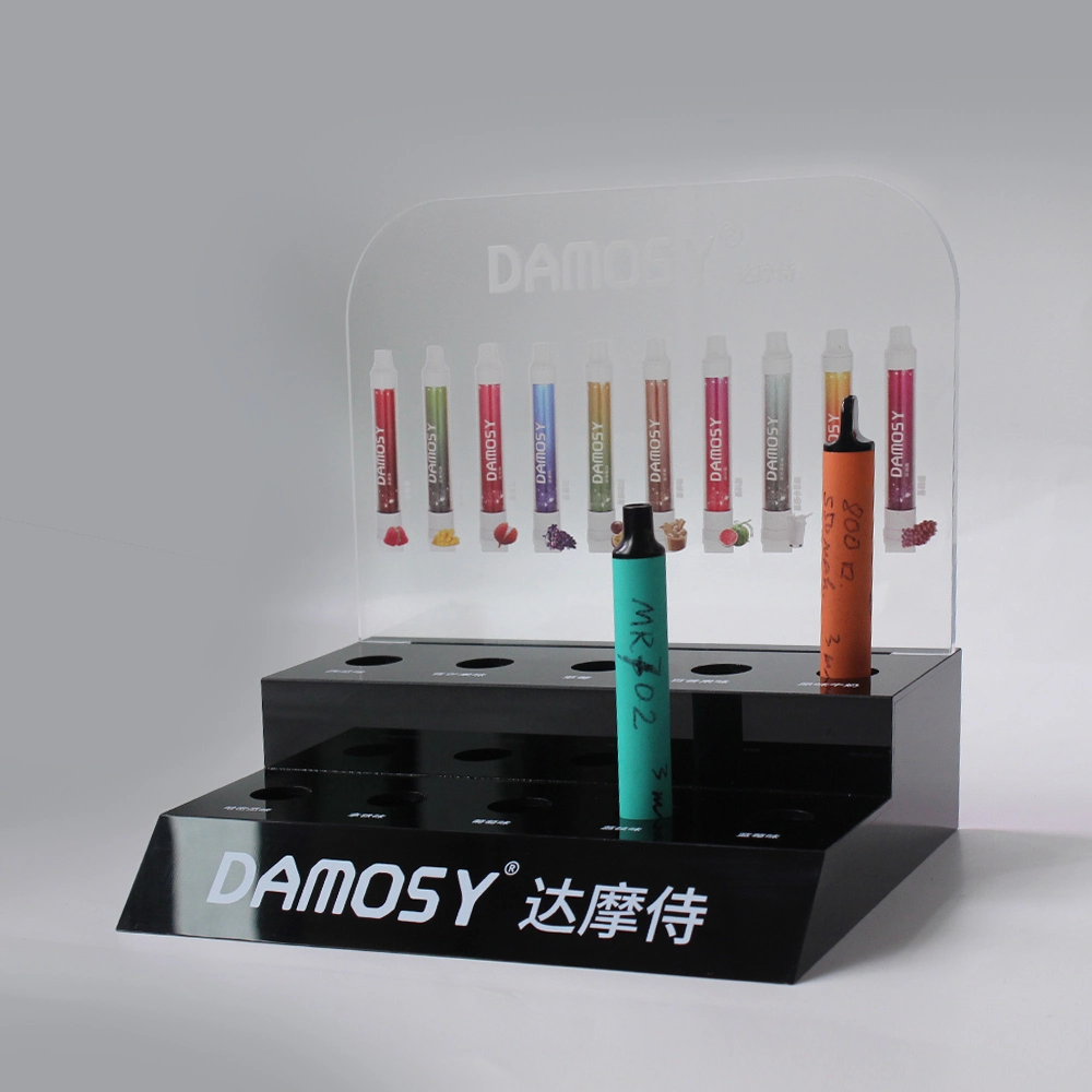 Manufacturers Customized Popular Acrylic Electronic Atomizer Display Rack Double Layer Acrylic Cigarette Holder