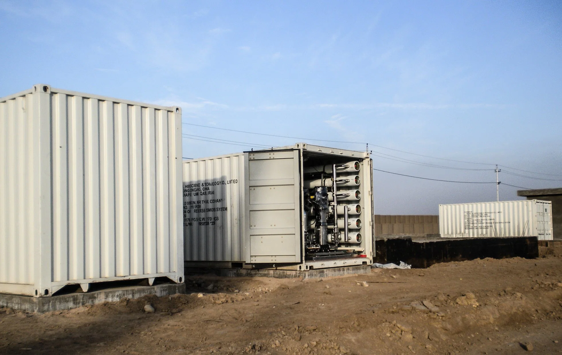 Portable Container Desalination System in Container Mobile Containerized RO Water Treatment