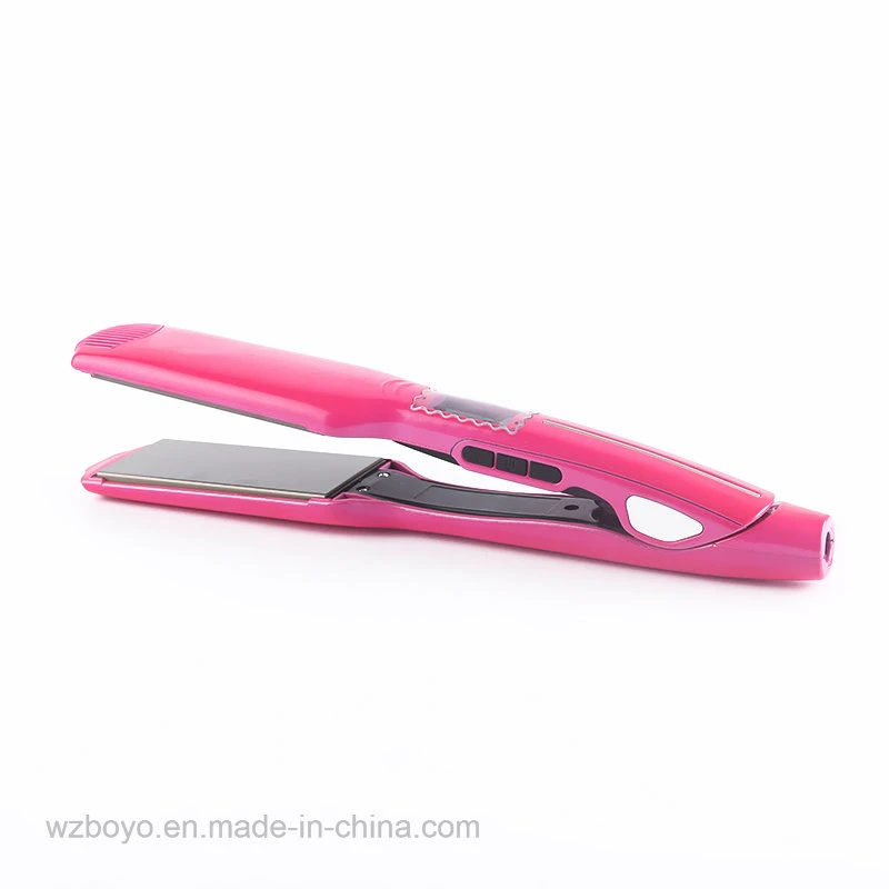 Plancha profesional alisadora de pelo LCD Plancha para el pelo