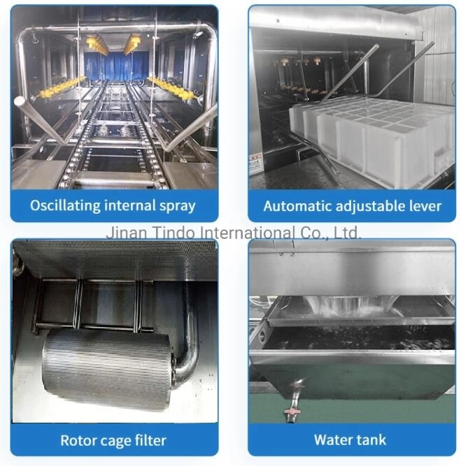 Low Water Consumption Auto Stainless Steel Baking Tray Washing Machine Cake Pan Washer