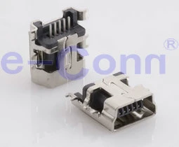 Mini USB B-Buchse, SMD-Buchsenleiste