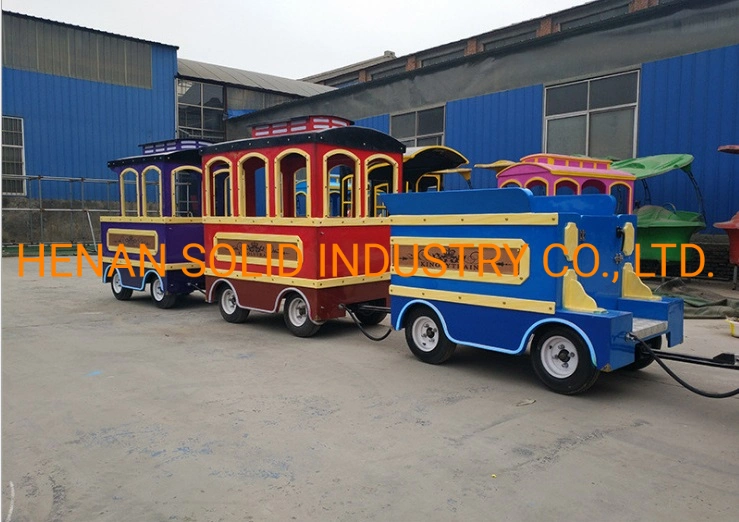 Batería Interior niños grandes tren eléctrico sin seguimiento para el parque