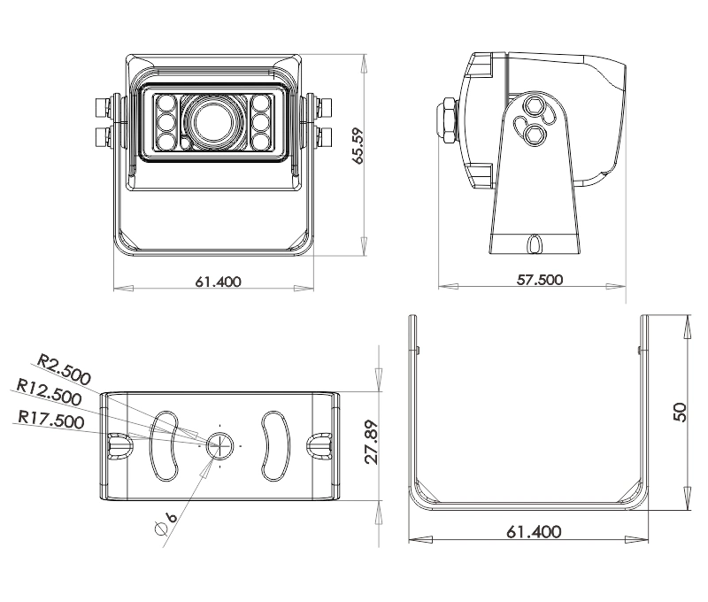 Security Camera for Used in Farm Tractor, Livestock Vision