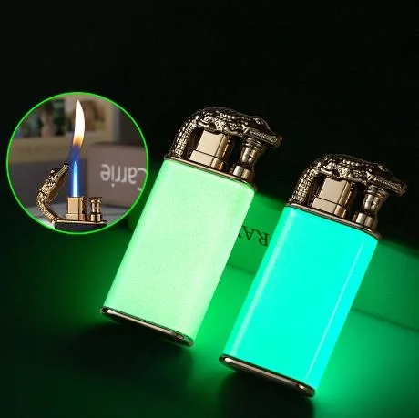 Dragon Double Flame Normal Flame Lighter Metal Lighter USB Luminous Wholesale/Supplier