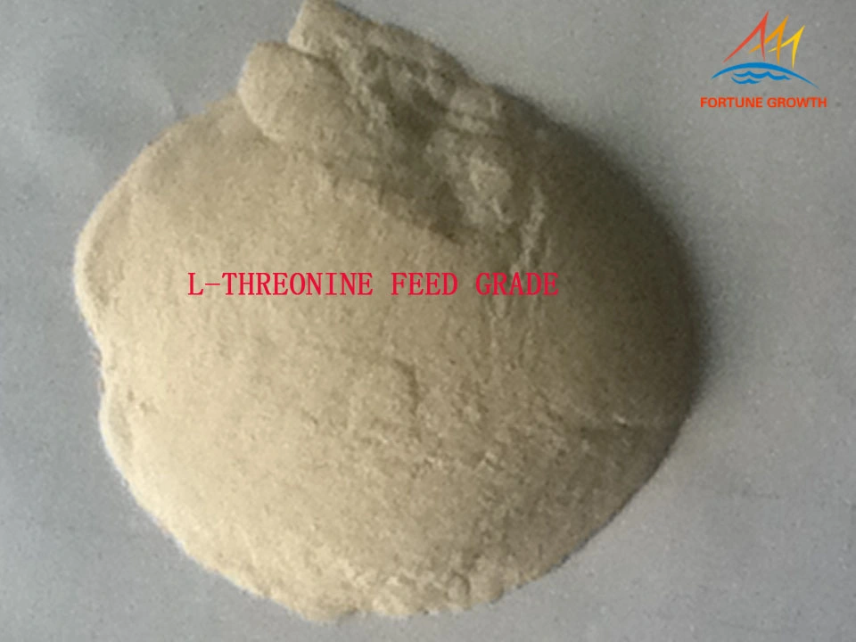 تغذية الصفّ L-Threonine تستخدم على نطاق واسع لإضافة Piglet Feed Threonine 98.5%