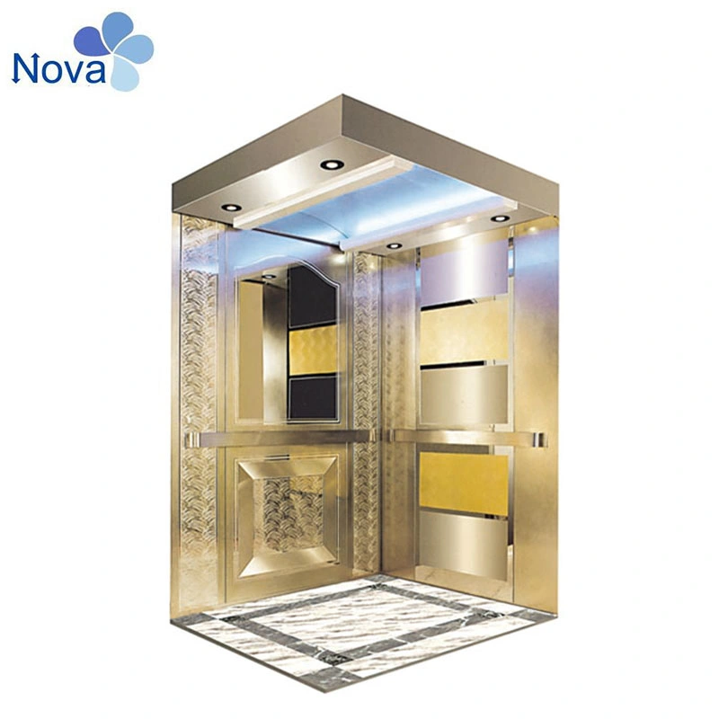 with Deceleration Device 450-1600kgs Nova Standard Export Package Passenger Elevator Lift