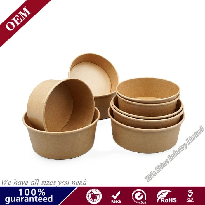 Custom Takeaway Containers Disposable Hot Soup Cups Sushi Take out Box with Lid