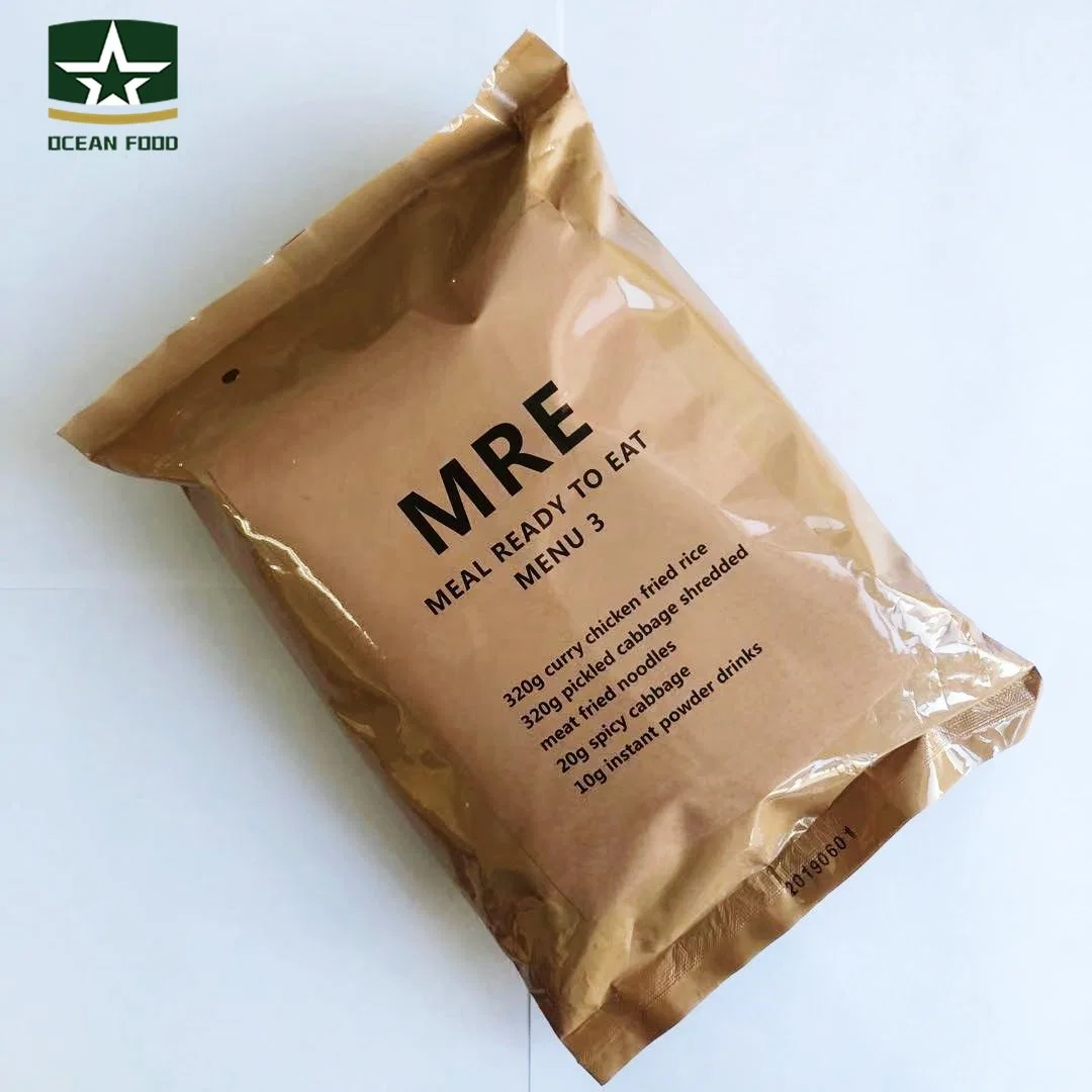 Survival 320g Instant Mre Curry Chicken Fried Rice for Outdoor