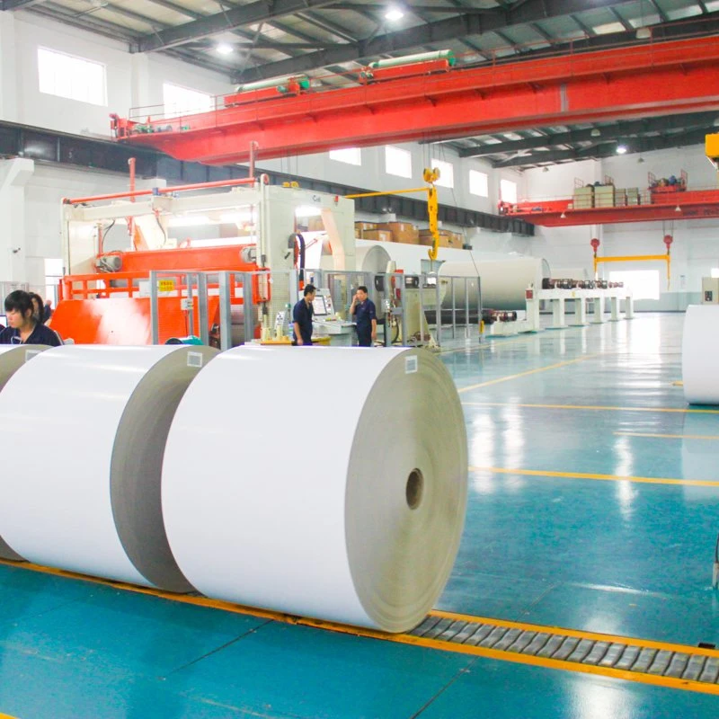 Factory Wholesale/Supplier Jumbo A4 Copy White Paper Raw Rolling Papers Custom Roll Paper Price Per Ton