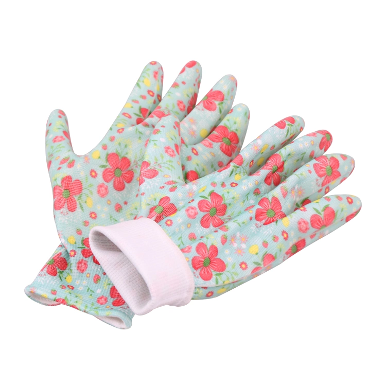 Xingyu Hotsale Cheaper Nitrile Coated Gloves for Garden Purpose with Hand Protective