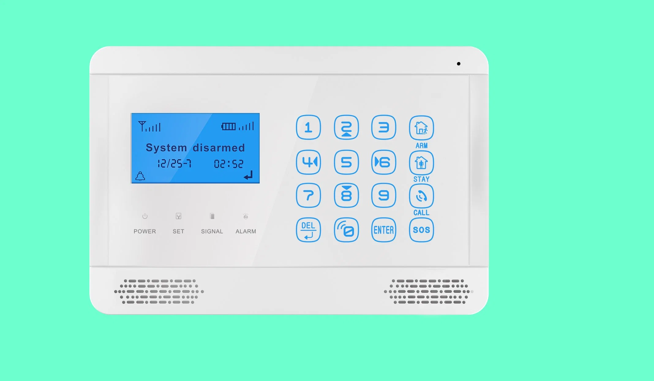 China Visor Colorido WiFi sem fio de controle de aplicativo Sistema de alarme GSM para segurança doméstica e sistema de alarme GSM