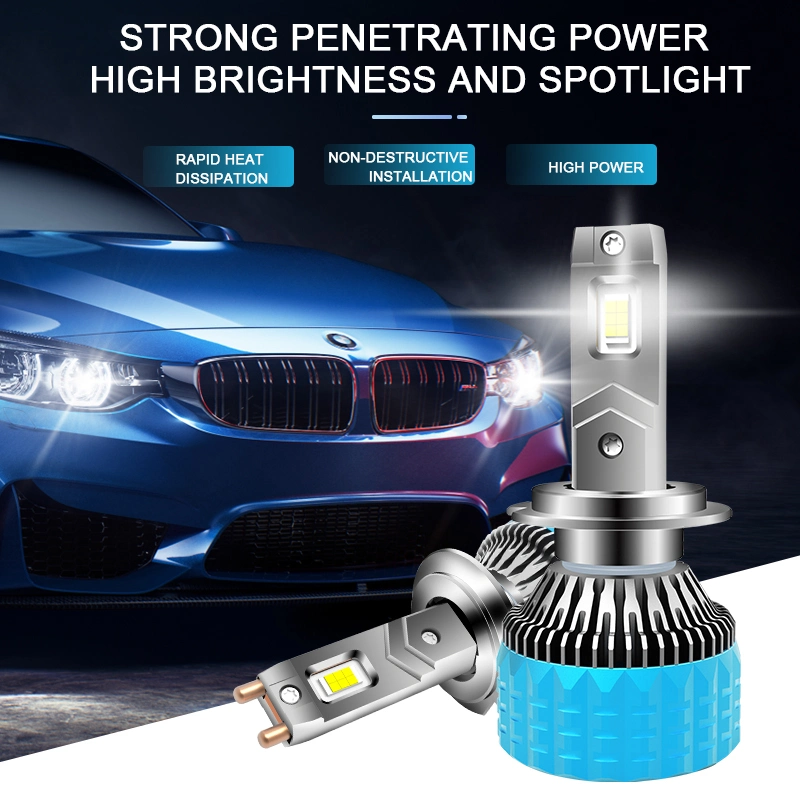 Auto LED Lighting System Luces LED H4 Super Bright H4 H7 H11 9005 3570 Chips 120W LED Headlight