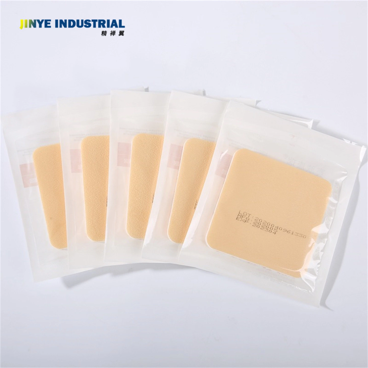 Ultra-Absorbent Soft Silicone Foam Dressing with Border Waterproof Adhesive Foam Dressing Foam Square Wound Dress