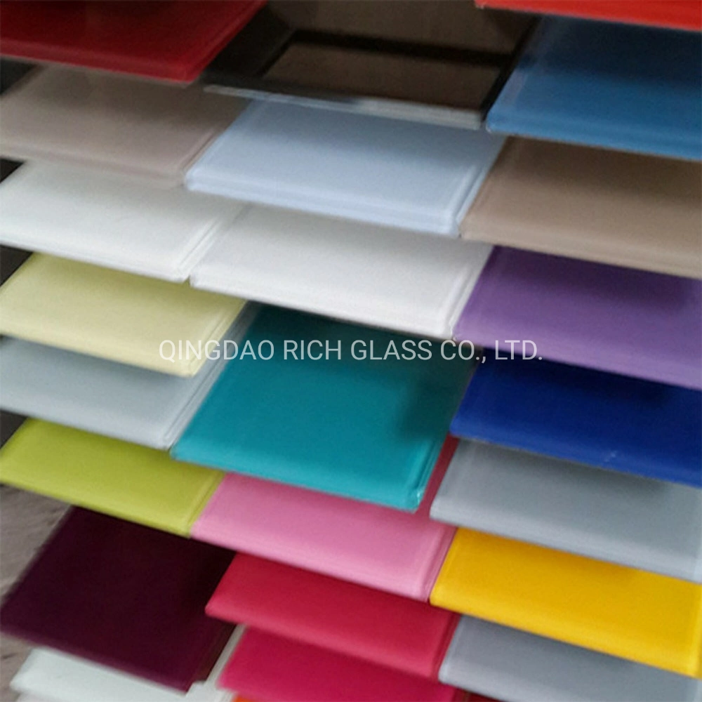 Different Colors Back Building Painted Glass Wholesale/Supplier for Decoration