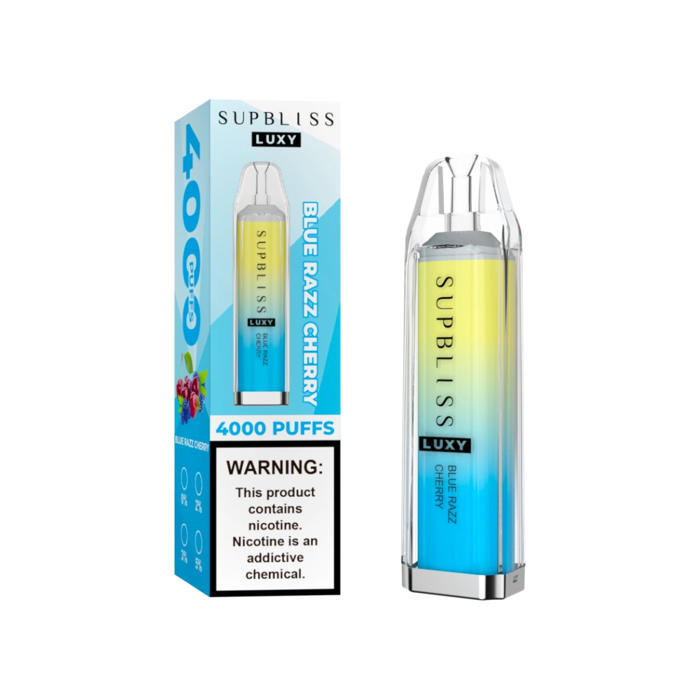 Fumot Factory Wholesale/Supplier Supbliss Luxy 4000 Puffs Mesh Coil Crystal Bar Disposable/Chargeable Vape