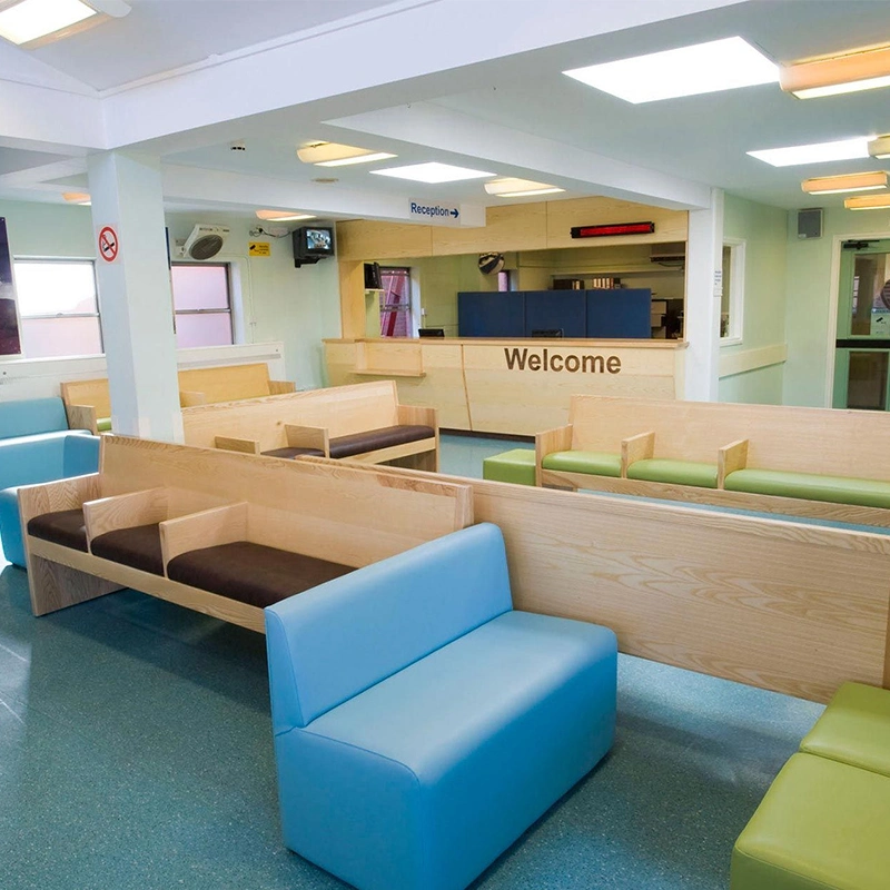 China Furniture Factory Custom Medical Hospital Office Reception Area Waiting Area Mobiliário