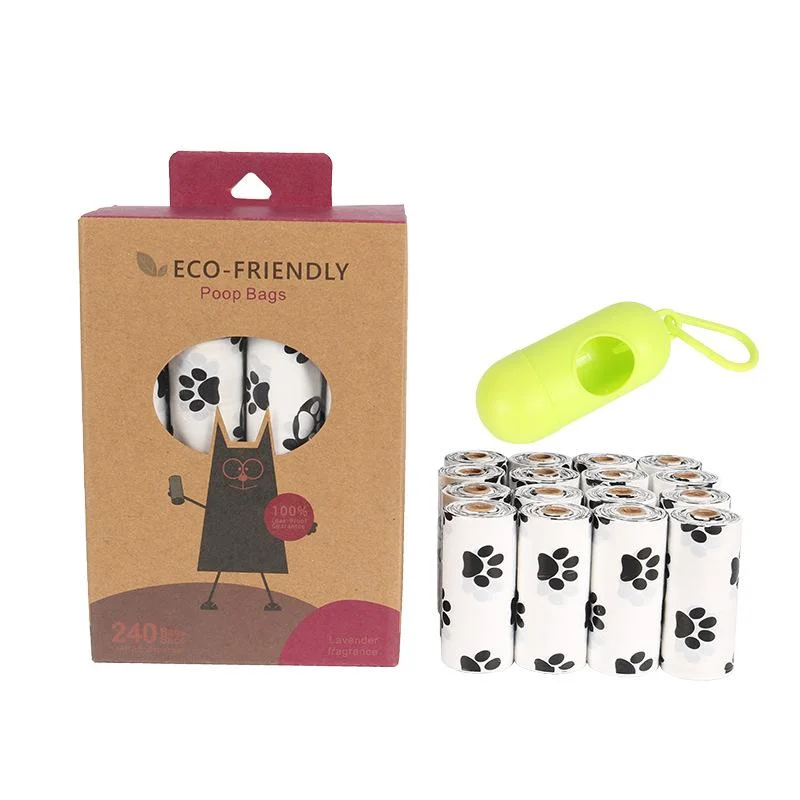 Wholesale Colorful Custom Biodegradable Pet Poop Bag Dog Waste Bag with Dispenser