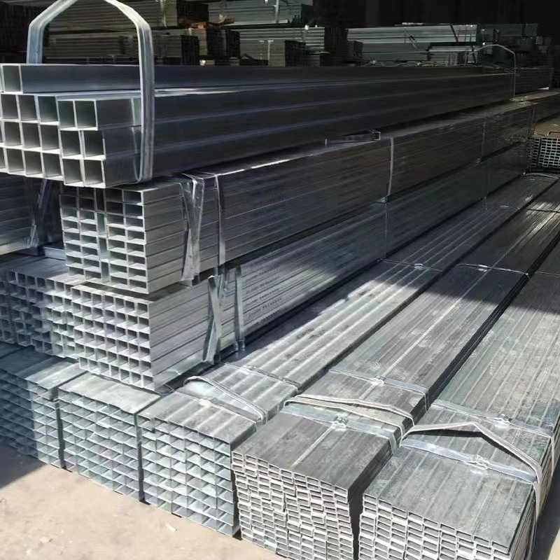 Gi Galvanized Tube 30X50 40X60 150X150 Galvanized Steel Rectangular Pipe