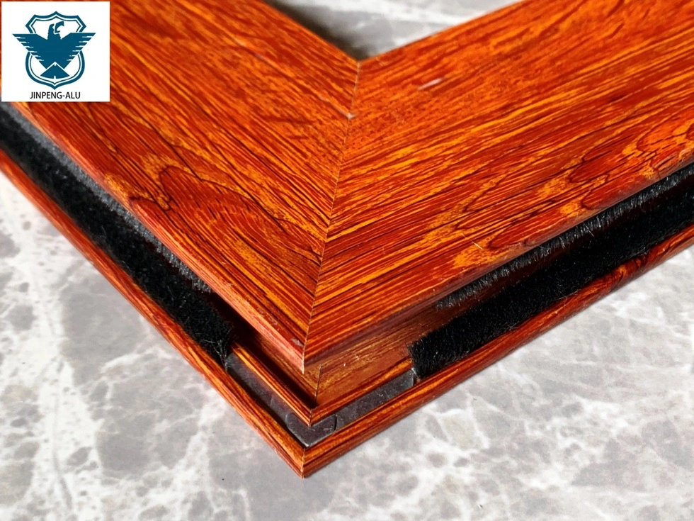 Aluminum Extrusion Profile-Wood Grain Pattern Transfer Surface Finishing Processing