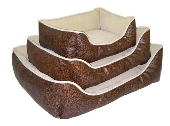 High Quaulity Imitation Leather Dog Bed Supply (WY120415-2A/C)