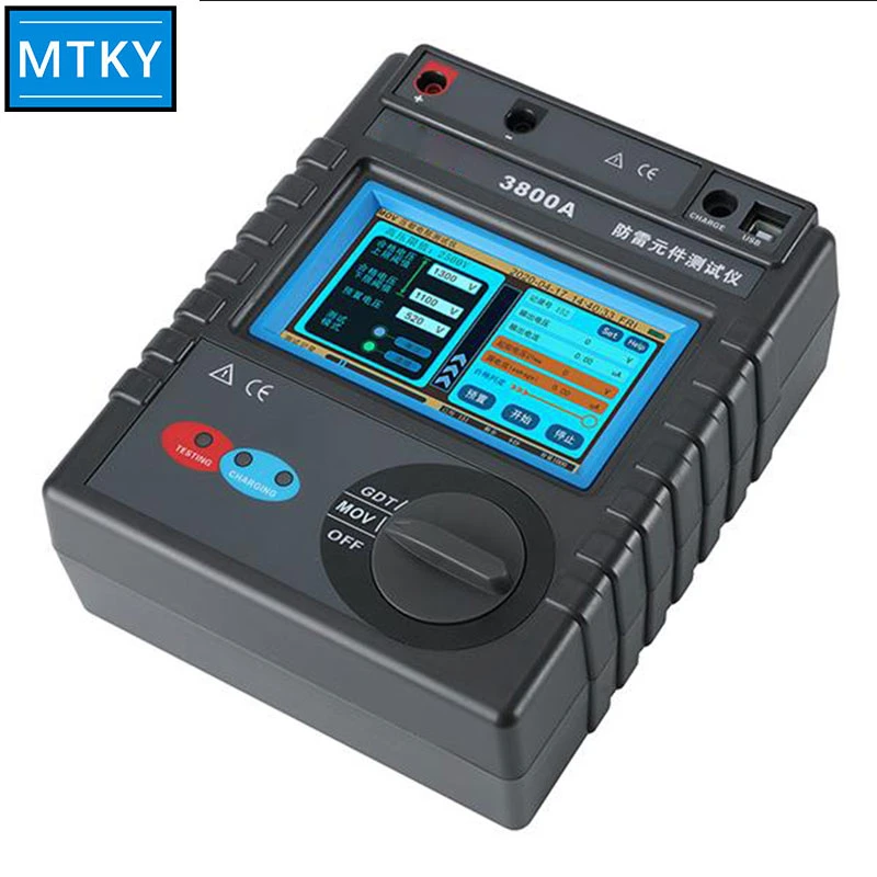 Lightning Protection Component Tester for MOV Gdt Testing Touch Color Screen