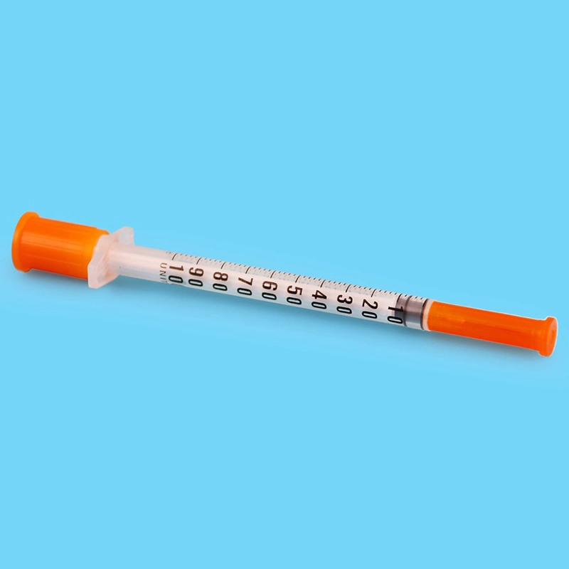 0.3ml/0.5ml/1ml Disposable Insulin Syringe with Needle