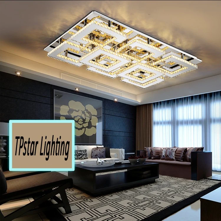 Modern Lighting Crystal Lamp Ceiling Pendent Chandelier LED Light