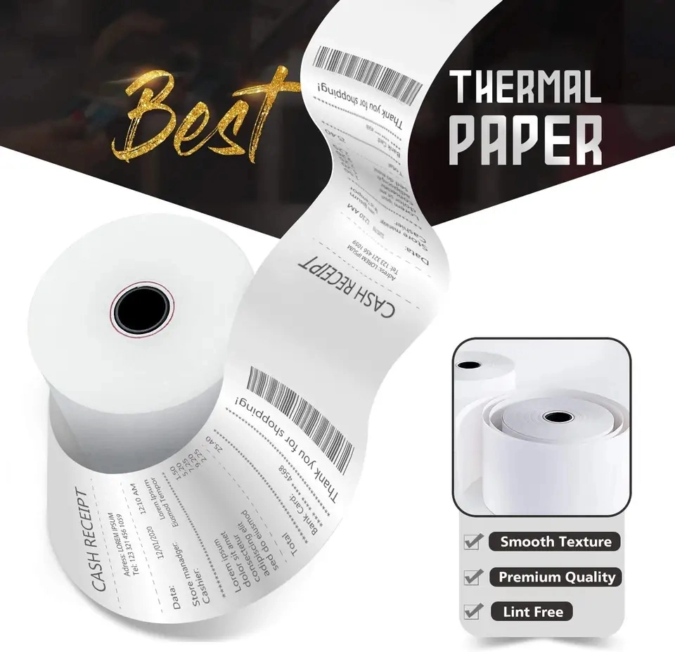 Plain Thermal Paper Rolls 80*80mm POS Till Roll