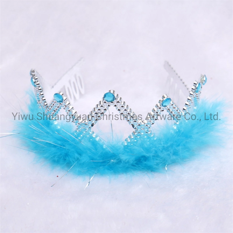 Artificial Christmas Plastic Crown Decoration Supplies Ornament Craft Gifts for Holiday Wedding Party