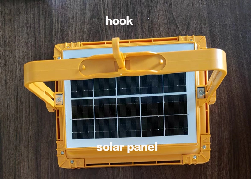 Luz verde de bajo consumo Trabajo LED portátil Luz solar 200W