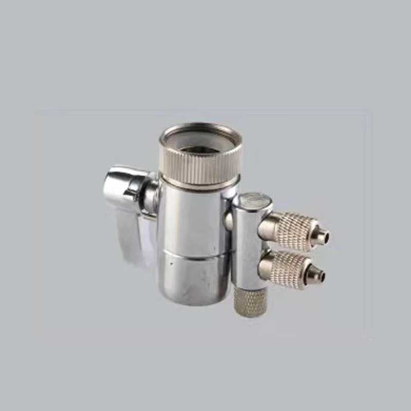 1/2 Inch 3/8 Inch 1/4 Inch Brass Feed Water Adapter Valve Adapter for Water Line Reverse Osmosis Water Filters