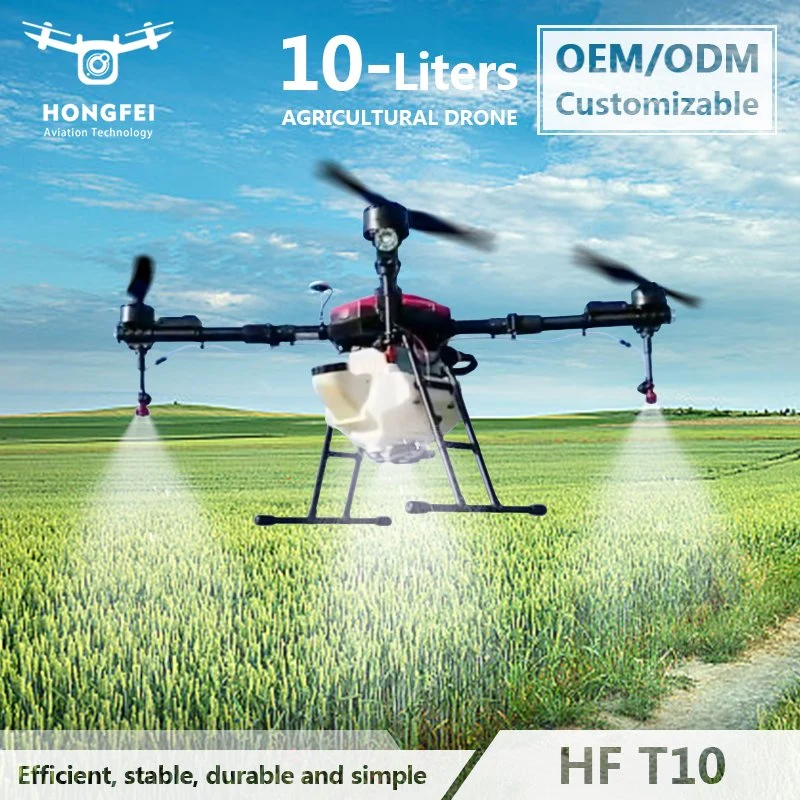 10L Drone PARA Fumigar Agriculture Farming Pesticide Corn Fertilizer Seeder T10 GPS Uav Atomization Agricultural Spray Drone Sprayer Ecuador Brazil Price
