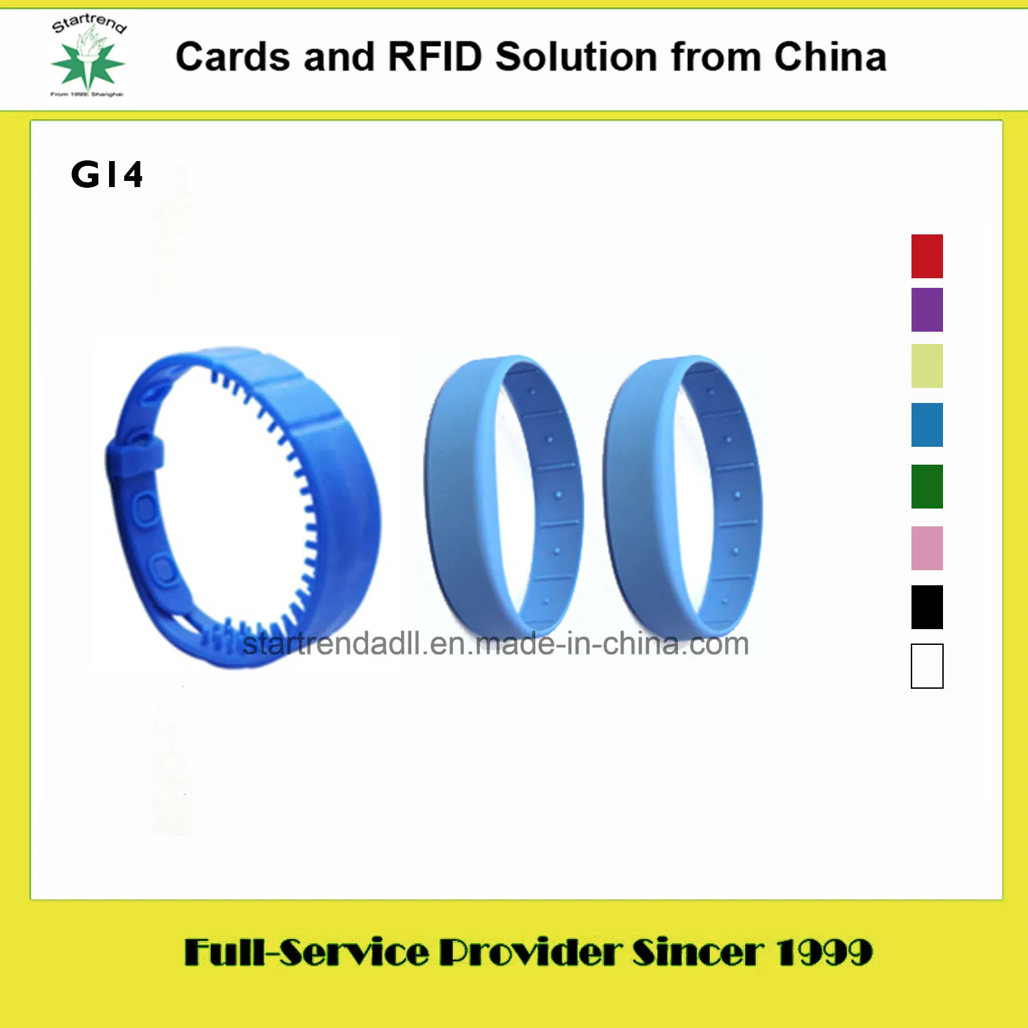 RFID Silicone Wristband (Bracelet) Used for Access Control (G14)