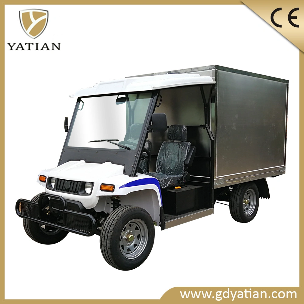 5kw Motor Electric Golf Car with Enclosure Cargo Box