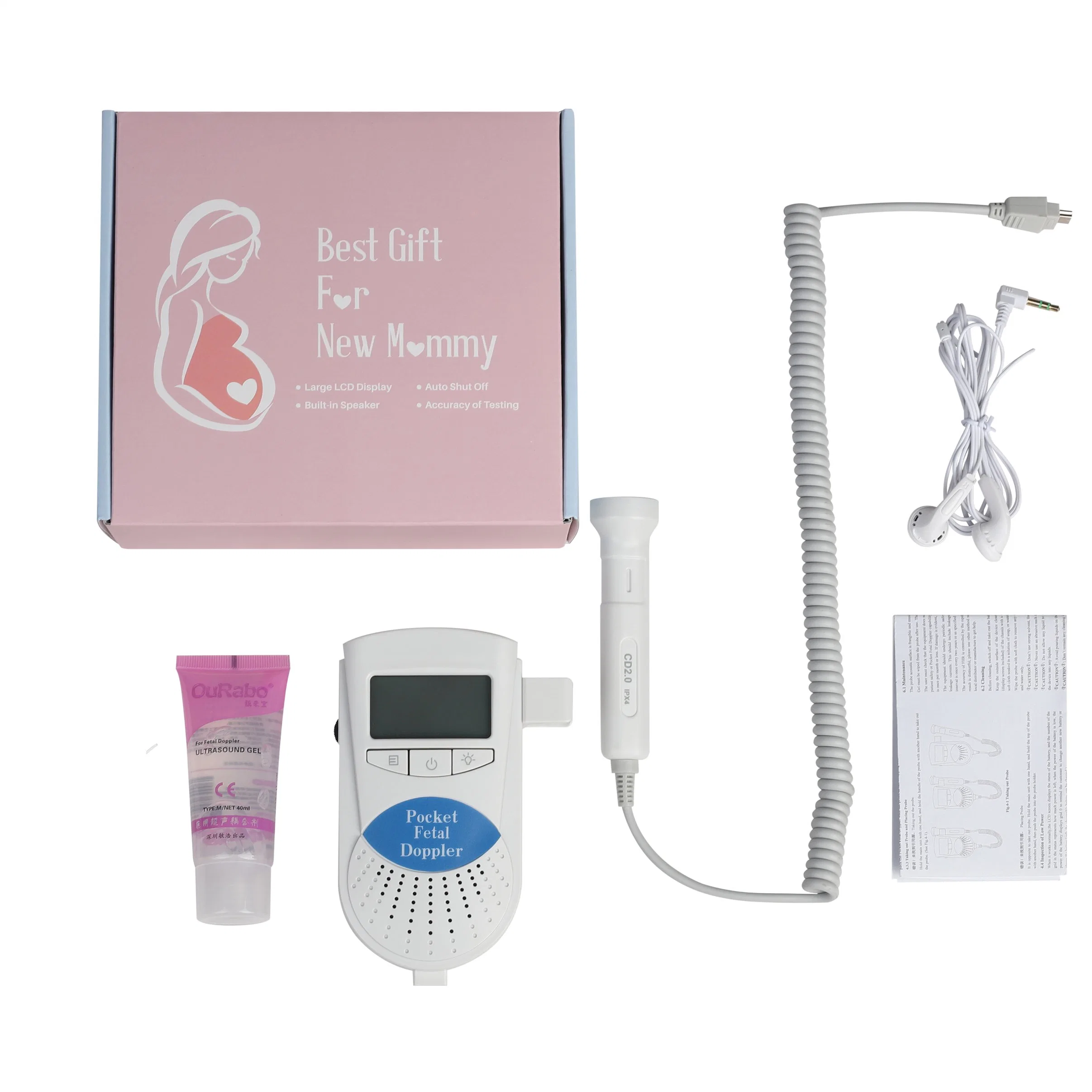 Family Use Portable Sonoline Pocket Fetal Doppler Monitor