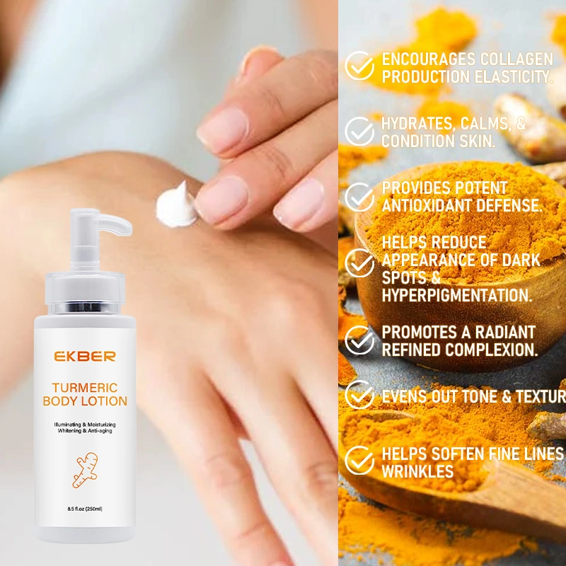 Premium Ekber Kurkuma Körperlotion mit Brightening und Smoothing Vitamin C