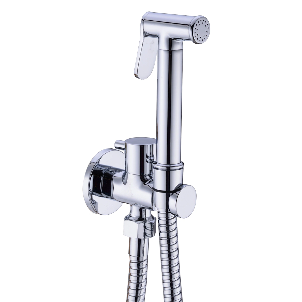 Brass Chrome Toilet Sprayer Hand Held Bidet Tap