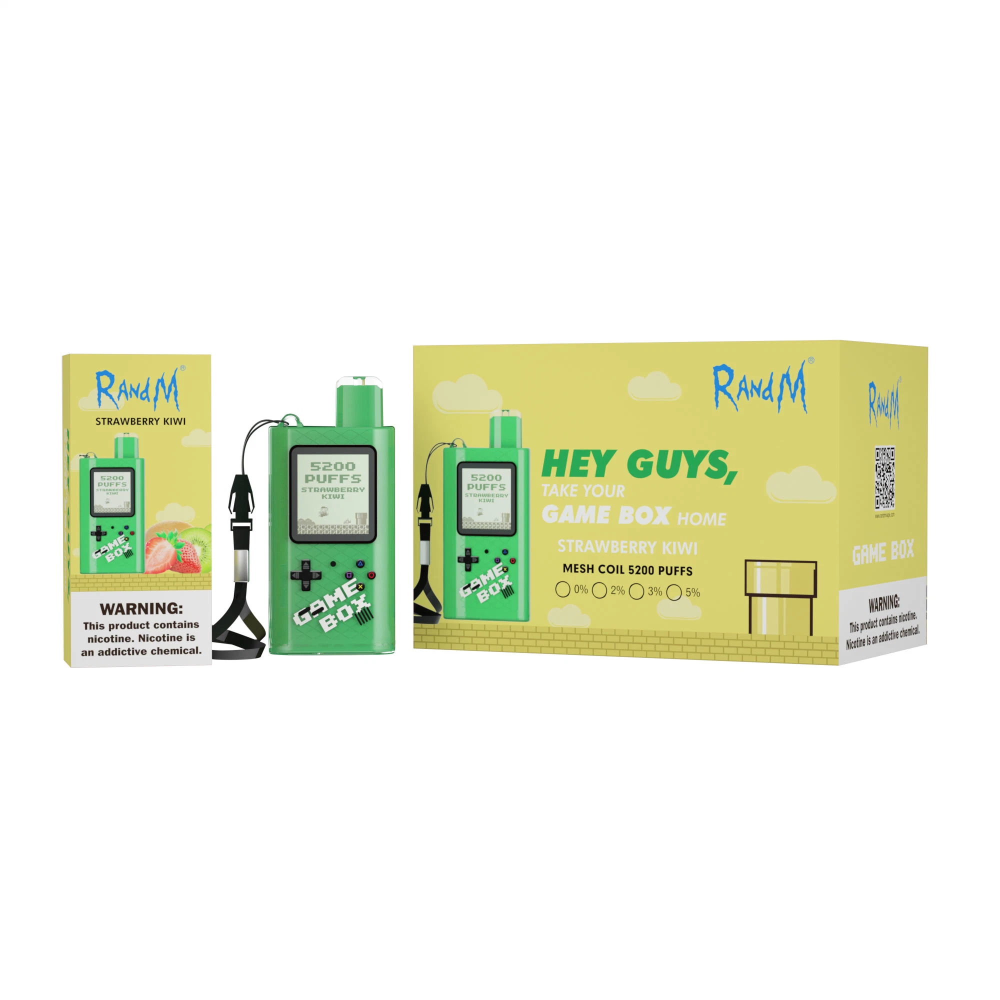 Randm Game Box E-Liquid vape Vape Pen Pod Vapor