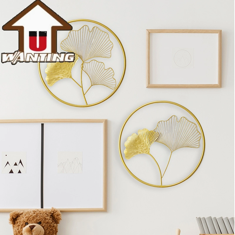 Wall Decor Ginkgo Leaf Handmade Decoration for Living Room Interior Unique Gift