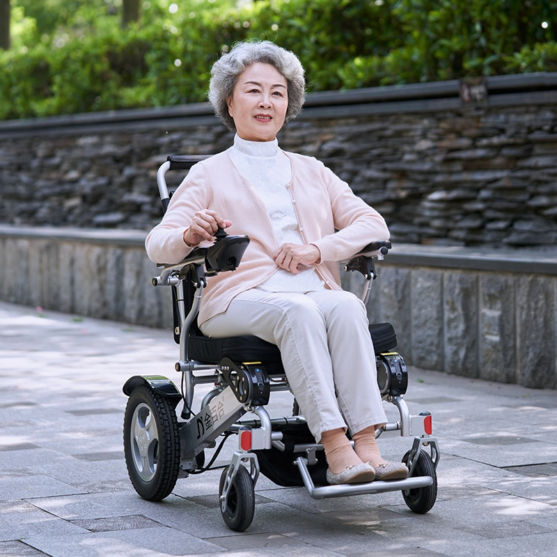 Medizinische Geräte Behinderte Falten Powered Electric Rollstuhl